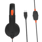 Meetion MT-HP003U Bluetooth USB Wired Office Telephone Headset Black - Image 3