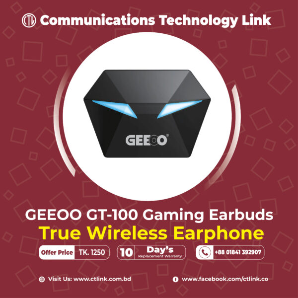 GEEOO GT-100 Gaming Earbuds
