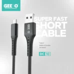 Super Fast Charging (Type-C) 30CM Short Cable 3A Safe Charge