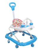 Happy Walker - Cyan Blue & White