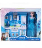 Household Kitchen Play Set With Dazzling Light & Music
