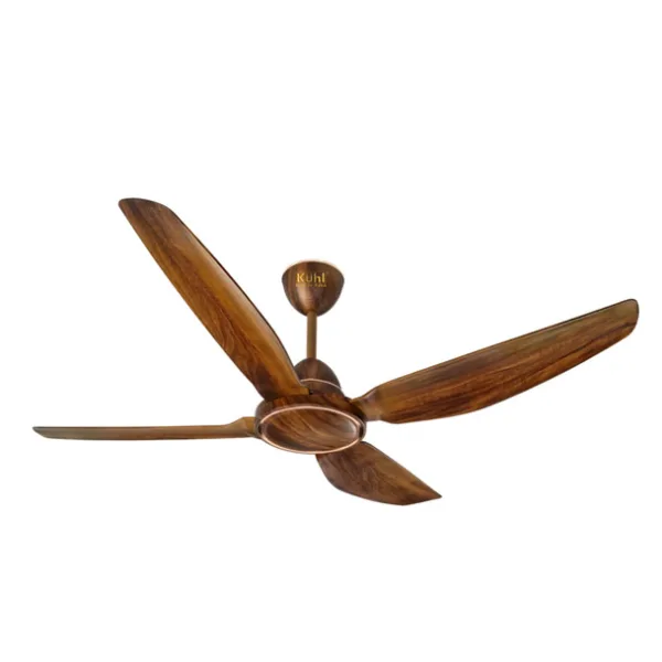 KUHL Brise E4 Teak Wood Ceiling Fan