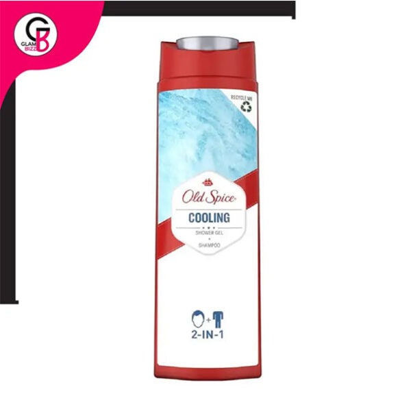 OLD SPICE Cooling Shower Gel+Shampoo 400ml UK