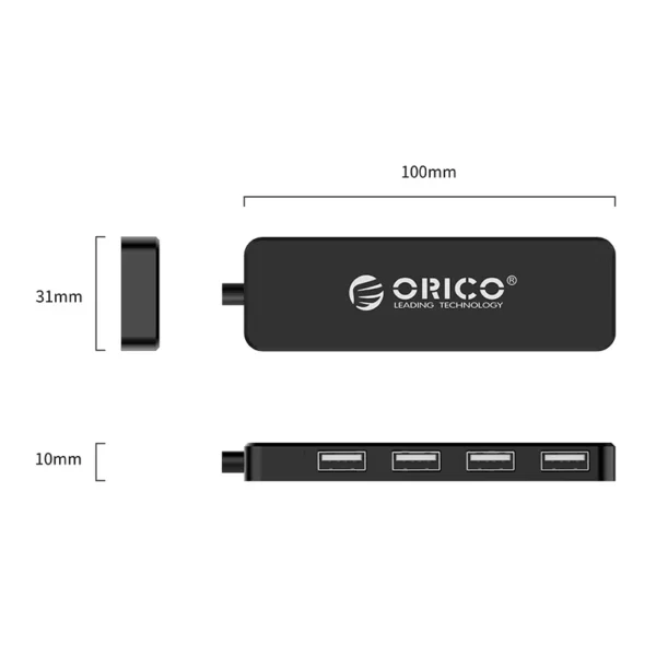 ORICO FL01 4 Port USB 2.0 HUB Black