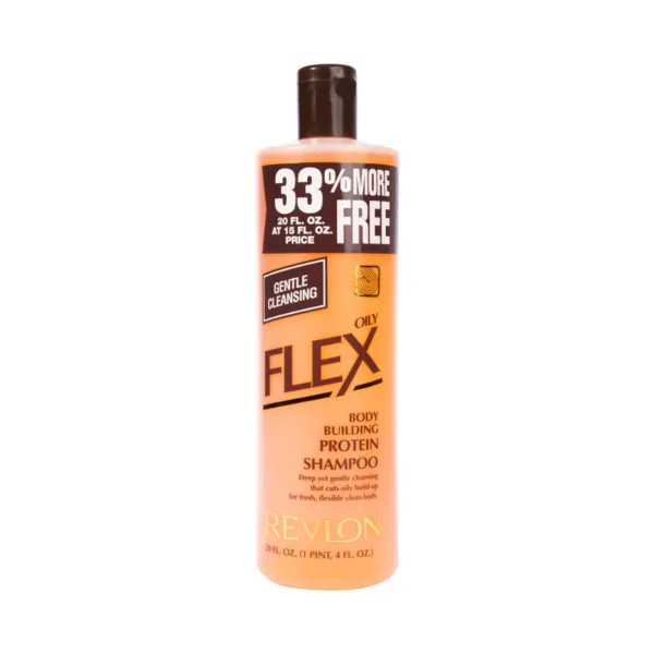 Revlon Flex Body Building Protein Shampoo-Oily 592ml
