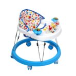 Smile Baby Walker Melody - Cyan Blue & White - Image 2