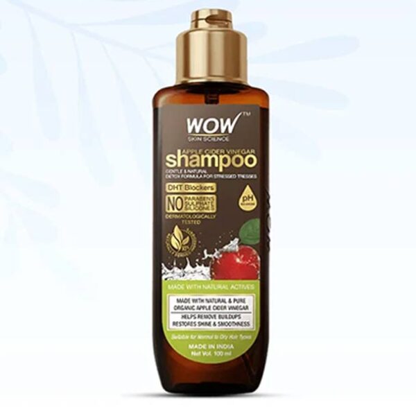 Wow Skin Science Apple Cider Vinegar Shampoo-100 ml