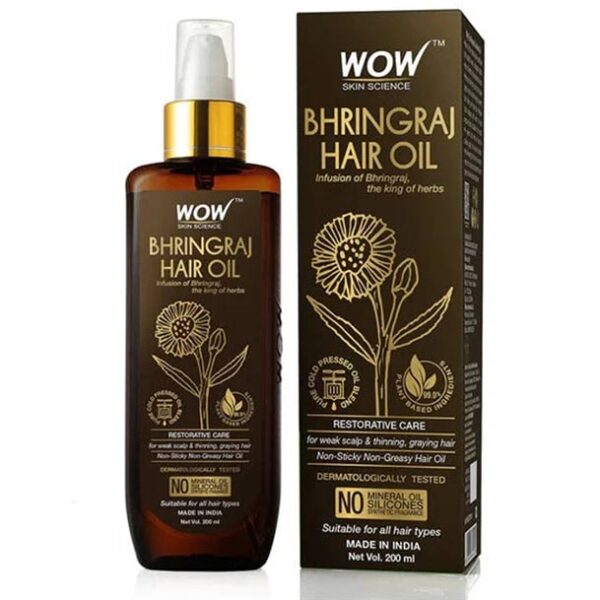 Wow Skin Science Bhringraj Hair Oil- 100 ml