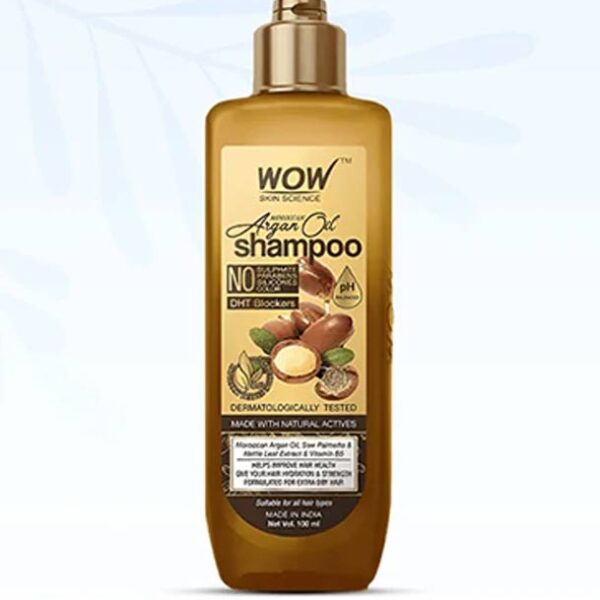 Wow Skin Science Moroccan Argan Shampoo-100 ml