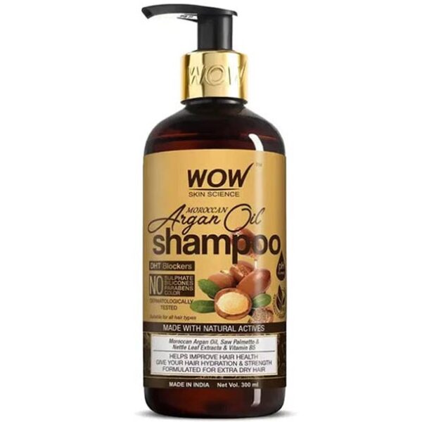 Wow Skin Science Moroccan Argan Shampoo-300 ml